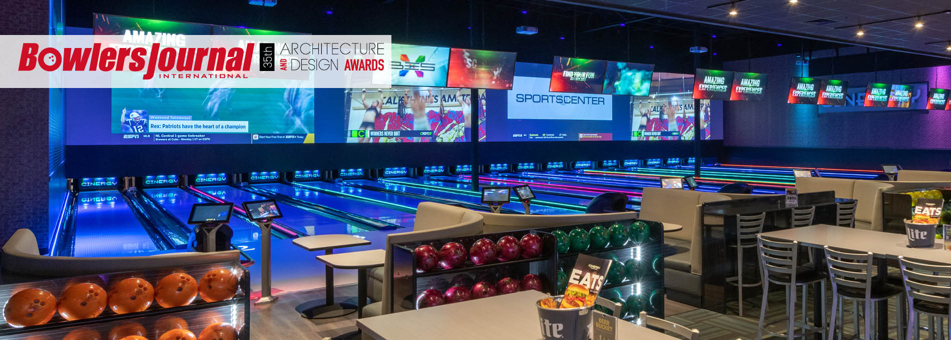 QubicaAMF bowling 35 architectual design awards home banner Cinergy Amarillo