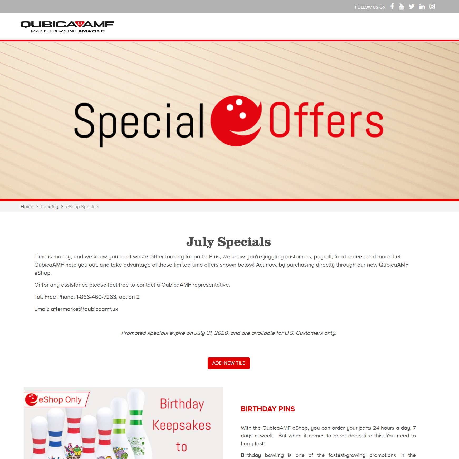 eShop special offers